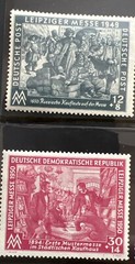 Germany 1948 – 1950 Leipzig Fair Postage Stamps