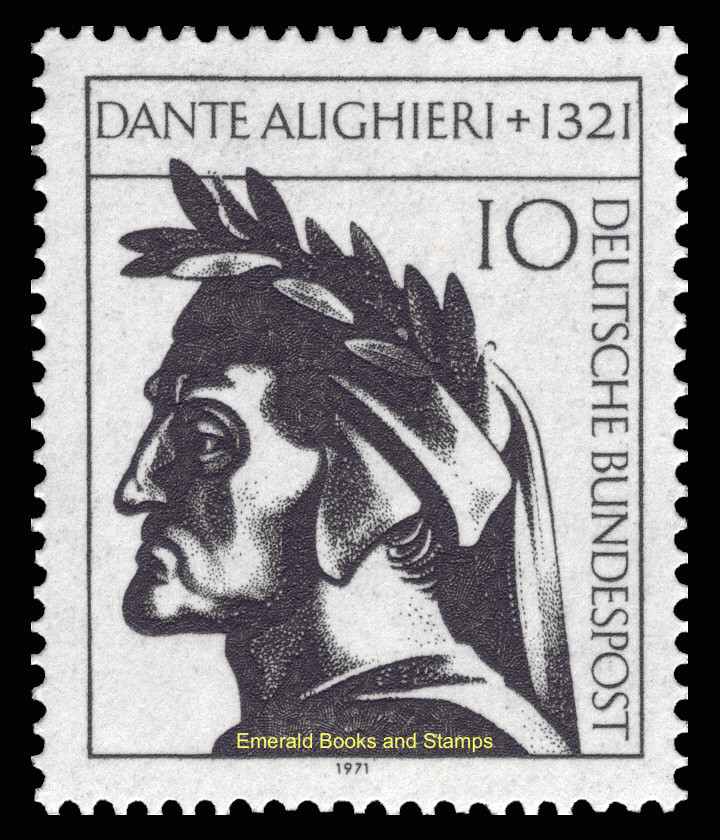 EBS Germany 1971 – Dante Alighieri – Poet – Michel 693 – MNH**