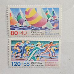 Germany Stamp ScB652-53, 1987 for the Sport, MNH CV$2.90 (504W05)