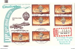 Germany 2 items 1.BALLOON POST 1983 Montgolfiere. 2.REG.FDC. Montgolfiere.