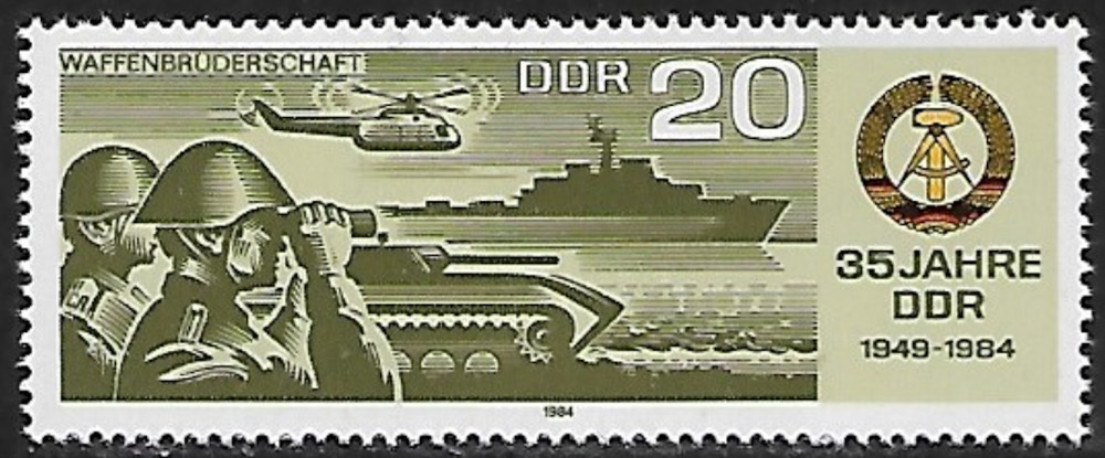 DDR #Mi2894 MNH 1984 Anniv German Democratic Republic Brothers [2429]