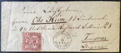 BADEN 1862 18 VERY BEAUTIFUL Letter to TEMESVAR Romania (Z9669