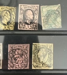 GERMANY – Saxony Nice Selection Of Better Stamps – High CV