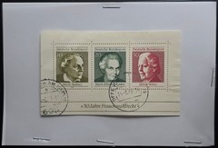 Germany – 1969 Scott 1007a 50 Years Womens Suffrage Souvenir Sheet – Stamp