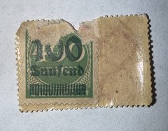 Germany Stamp Deutsches Reich 500 Mark 1922