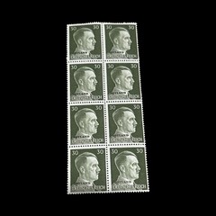 WWII German Occupation OSTLAND Adolf Hitler Stamps Block of 8 1941 MNH