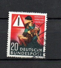 Germany MiNo 162 Traffic accident prevention used