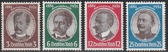 Stamp Germany Mi 540-3 Sc 432-5 1934 WWII Reich War Research Peters Luderitz MH
