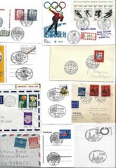 GERMANY MANY 1895 1970s COLLECTION OF COMMERCIAL COVER & CARDS MOSTLY TO USA