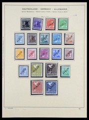 BERLIN Germany Deutschland 1948-1990 MNH MH Used in Schaubek Stamp Collection