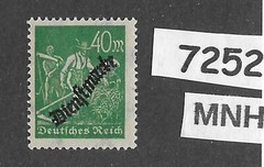 #7252 MNH Stamp Sc 024 Overprint surcharge Weimar Republic Germany 1923