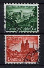 German Reich WW II : Eupen and Malmedy set from 1940 – used