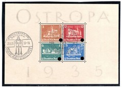 DR-3 Reich OSTROPA Block 3 Used Mint 1100EUR (GA4950)