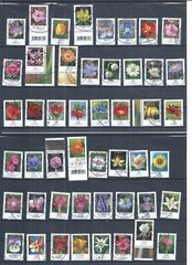 Germany stamps. 2005 – 2019 Flowers used lot CV £300+ Several CTO. (AR510)