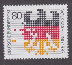 Germany 1987 #1499 Census – MNH