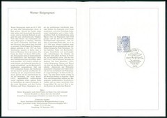 GERMANY FOLDER 1992/37 WERNER BERGENGRUEN SCHRIFTSTELLER