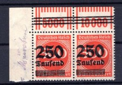 Dr-Infla 296 Types Pair OPD Munich ** MNH Mint Never Hinged (K9805)