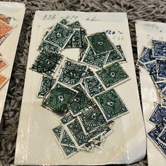 1922-1923 HUGE INVESTOR’S LOT OF GERMANY POSTHORN (ONE COLOR) STAMPS