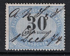 Germany 30g Blue Exchange Revenue Stamp Used – S25720