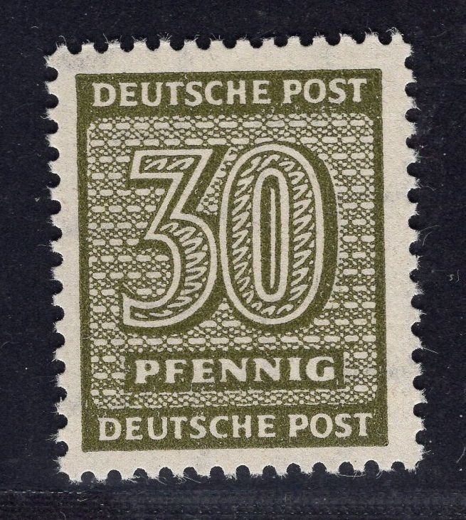 Allied occupation SBZ Michel No. 135 Xa mint never hinged, inspected