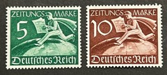 Travelstamps: Germany Stamp P1-P2 Mi 738-739 – 1939 Newspaper Stamps Mint MNH OG