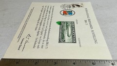 International Briefmarken Ausstellung IBRA 1973 Souvenir Card Zeppelin 8″ x 6″ b