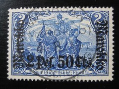 MOROCCO GERMAN OFFICES COLONY Mi. #56IA scarce used stamp! CV $72.00