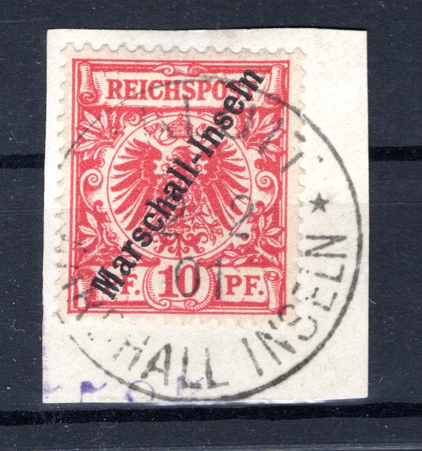 Marshall-I. 3I Stamp Sort II Gest. Luxury Letter Piece BPP 200EUR (CA5424)