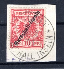 Marshall-I. 3I Stamp Varietà II Stamprato Luxury Letter Piece BPP (CA5424