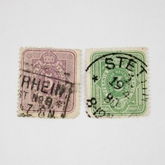 Lot Of 6 Germany Deutsches Reichspost 3 Pfennig 5 Pfennig Stamps Used 1880s
