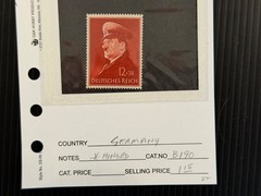 Germany B174-76, 190, 192, 194-99 MH 2024 Scott Catalogue Value $ 23.25