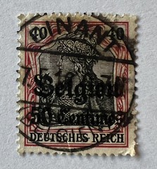 1915 BELGIUM STAMP #N5 GERMAN OCC. OVPT WITH DINANT SOTN SON CANCEL