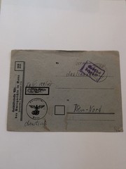 Germany Third Reich Official Document Amtsgericht Bonn 1945 Envelope