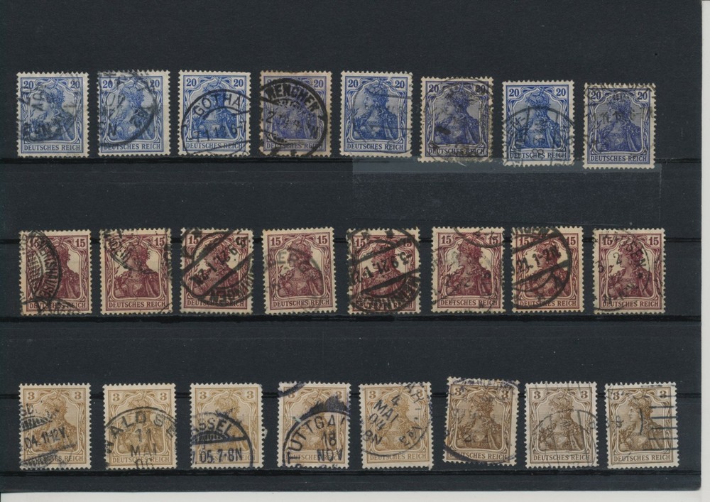 Germany, Deutsches Reich, Nazi, liquidation collection, stamps, Lot,used (BR 34)