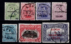 Germany-Belgium Occupation Sc#1N18-1N24 Used CV $40+
