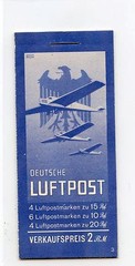 GERMANY, UNEXPLODED BOOKLET MI8 20.1 **VF NH 1931 AIRMAIL BOOKLET, CHOICE $1800