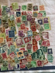 Lot #23 Germany Stamp Collection 190 Pcs Reich Berlin Inflation WWII Era