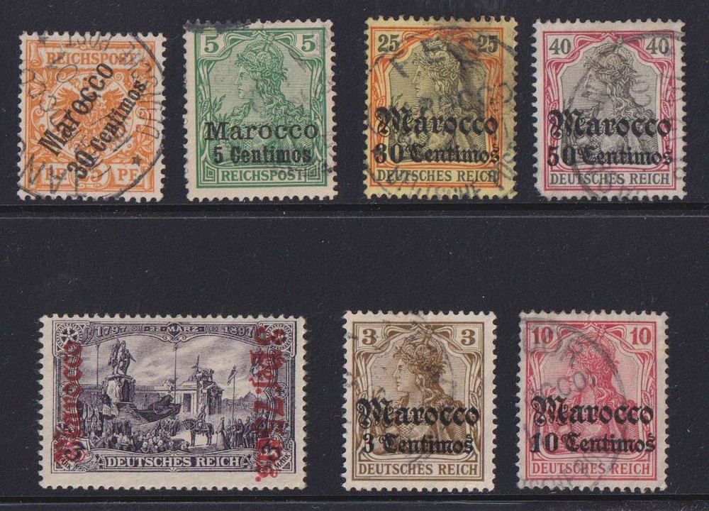 E6792: Germany, Offices in Morocco Stamps; CV $105