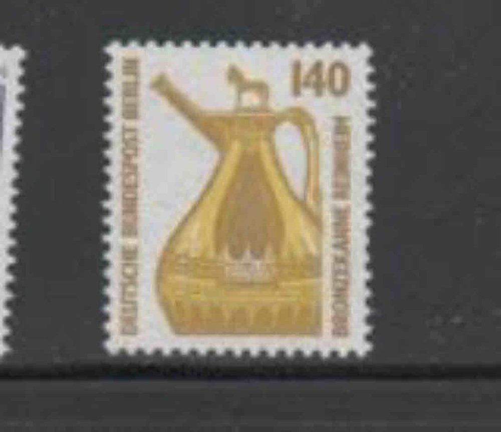 GERMANY #9N555 1987 140pf BRONZE FLAGON MINT VF NH O.G