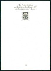 GERMANY FOLDER 1992/10 SUGAR INSTITUTE BERLIN SUGAR BEET
