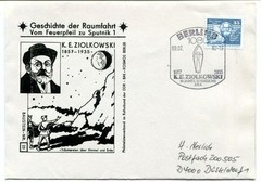 1982 Geschichte Raumfahrt Vom Feuerpfeil Sputnik 1 K. E. Ziolkowski Berlin 8 DDR