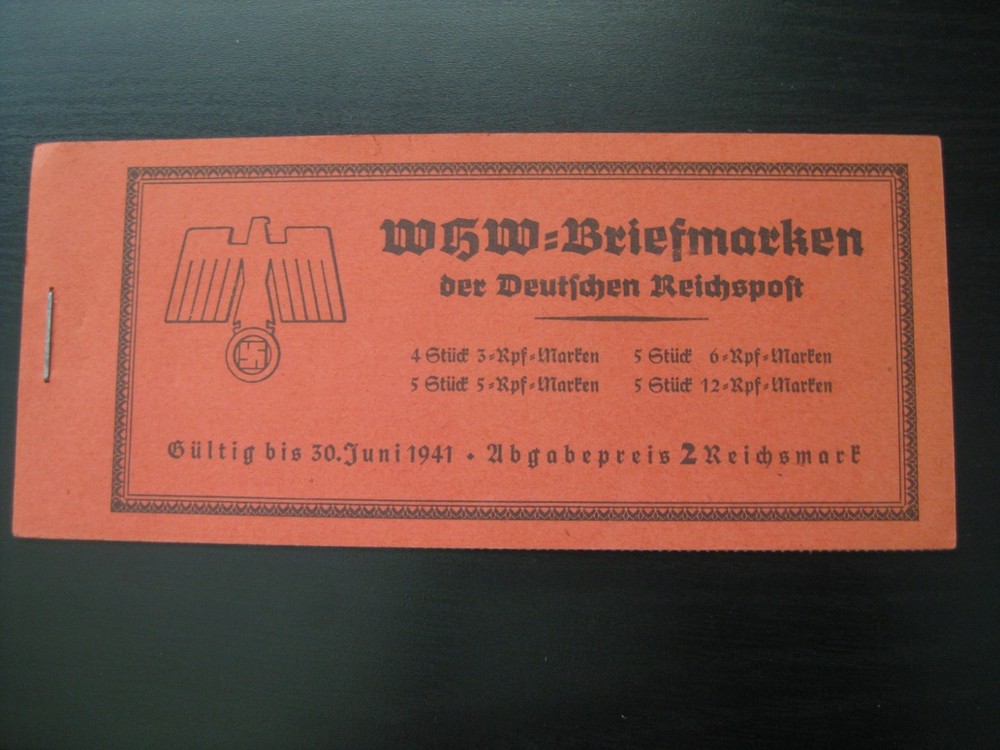 THIRD REICH Mi. #MH 47 scarce mint MNH stamp booklet! CV $145.00
