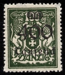 1923 Danzig Germany lot Michel 141 – 161 Scott 114 – 140 MNG