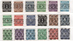 GERMANY 1948 AMERICAN BRITISH 585A-599 + NON ISSUED 52 PERFECT MNH SCHLEGEL BPP