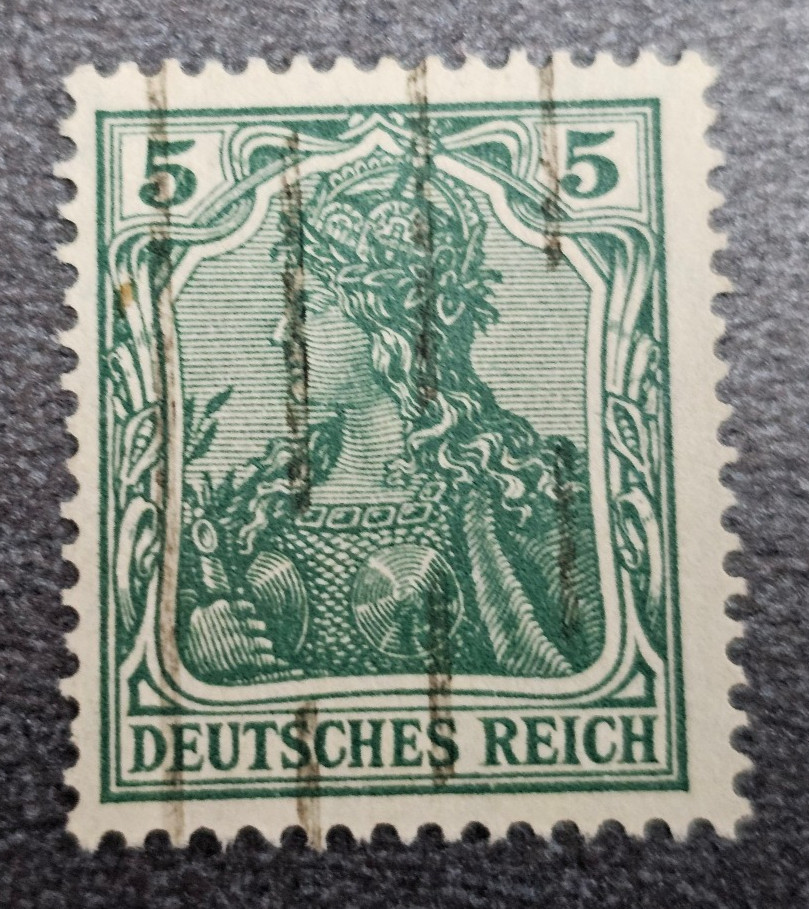 Stamp Germany Deutsches Reich Germania 5 Pfennig 1905 Mi. Nr. 85 [🇩🇪39671-16]