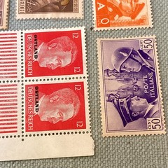 German Stamp Collection 1930’s -1940’s Hitler War WWII Libia Deutsches Reich VTG