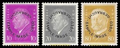 EBS Germany 1930 – Ebert Hindenburg Definitives – Michel 435-437 – Used