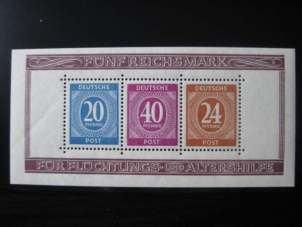 GERMANY Mi. #Block 12A scarce mint MNH stamp sheet! CV $72.00