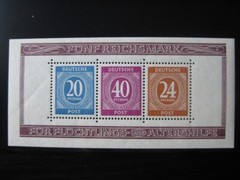 GERMANY Mi. #Block 12A scarce mint MNH stamp sheet! CV $72.00