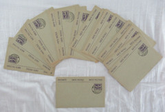 1920 German Postcard 15 Pf Haute Silesie Beuthen Oberschl Blue UNUSED Set of 26